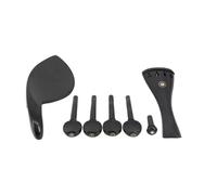 Professionale Accessori Per Violino Un Set Di Accessori Per Violino In Ebano Cordiera Trafile 4 Piroli Mentoniera Manopola Professionale(1 4)