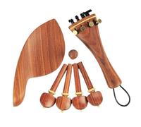 Professionale Accessori Per Violino Un Set Di Parti Per Violino 4/4 Accessori Piroli In Palissandro Puntali Mentoniere Con Pezzi Accordatori Di Precisione Budello Di Coda(W1)