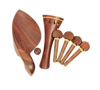 Professionale Accessori Per Violino Un Set Di Parti Per Violino 4/4 Accessori Piroli In Palissandro Puntali Mentoniere Con Pezzi Accordatori Di Precisione Budello Di Coda(W2)