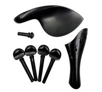 Professionale Accessori Per Violino Violino Accessori Completi Ricambio Per Piroli In Palissandro Cordiera Mentoniera Parti Per Chiodini(Ebony 3)