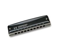 Professionale Armonica Armonica A Pettine In Alluminio Nero Massiccio Armonica Diatonica A 10 Fori Con Custodia Per Il Trasporto (Color : F key)