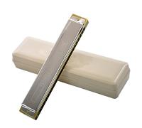 Professionale Armonica Chiave C A 24 Fori Tremolo Armonica Ance In Bronzo Fosforoso Copertura In Acciaio Inossidabile Arpa Con Custodia