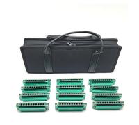 Professionale Armonica Set Di 12 Armoniche A 10 Fori Con Ance In Bronzo Fosforoso