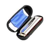 Professionale Armonica Strumenti Musicali Armonica Diatonica Con Coperchio In Acciaio Inossidabile A Pettine Standard A 10 Fori (Color : G)