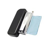 Professionale Armonica Strumento Musicale Armonica Cromatica A 12 Fori E 48 Toni Con Canna In Bronzo Fosforoso (Color : Key-A)