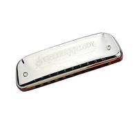 Professionale Armonica Strumento Musicale Arpa Armonica Diatonica Standard A 10 Fori E 20 Toni Con Scatola (Color : Key of E)