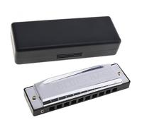 Professionale Armonica Strumento Musicale Arpa Con Copertura In Acciaio Inossidabile Diatonico Per Armonica A Chiave C A 10 Fori Con Custodia Per Il Trasporto