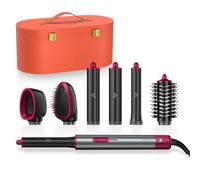 Professionale Asciugacapelli Ionico 7 in 1, Cweixi Air Styler, Effet Salon | Asciugatura Rapida, Coanda Arricciacapelli Automatico, Spazzola Rotante e Lisciante, Senza Danni Da Calore, Custodia in Pelle