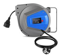 Professionale Avvolgicavo Automatico 15 m + 1m | Avvolgicavo a Parete e a Soffitto|Cavi Ruotabili di 180°|Resistente agli schizzi d'acqua|per Interne Ed Esterne|1500-3000W