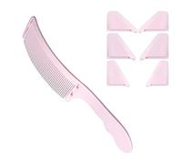 Professionale Barbiere Curvo Styling Pettine Posizionamento Taglio di Capelli Manico Antiscivolo Resistente Piatto Top Curvo Pettine Per Tagliare I Capelli