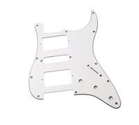 Professionale Battipenna Per Chitarra Elettrica Battipenna Per Chitarra Elettrica HSH A 11 Fori E 3 Strati Include Viti Di Montaggio ST Gli Amanti Della Musica(White 3ply)