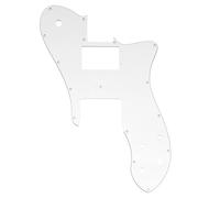 Professionale Battipenna Per Chitarra Elettrica Battipenna Standard Per Chitarra Elettrica Humbucker Ad Ampia Gamma A 16 Fori Elegante E Portatile(3ply White)