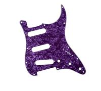 Professionale Battipenna Per Chitarra Elettrica SSS Music Lovers Professional 11 Fori ST Battipenna Per Chitarra Elettrica Standard Stile Moderno Durevole(4Ply Purple)