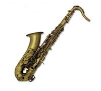 Professionale Bb Tune Sassofono Tenore In Ottone Opaco Rame Antico Strumento Musicale Sax Con Custodia Per Bocchino