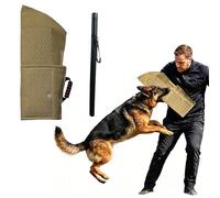 Professionale Big Dog Bite Sleeve Agility Attrezzature Dog Training Arm Protection +PU Leather Stick Kit Set