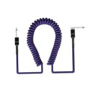 Professionale Cavo Audio Per Chitarra Cavo Amplificatore A Spirale Dritto/angolo Da 300 Cm Linea Di Riduzione Del Rumore Maschio 6,35 Mm Accessori Per Parti Chitarra(Purple)