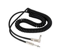 Professionale Cavo Audio Per Chitarra Cavo Patch Per Chitarra Elettrica A Spirale Dritto Ad Angolo 6,35 Mm Schermato Con Riduzione Del Rumore(Type 2,5m)