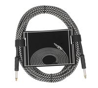 Professionale Cavo Audio Per Chitarra Collegamento del cavo per chitarra elettrica/basso | Blocca efficacemente le interferenze esterne,garantendo una riproduzione chiara e fluida.(Type11 6M)
