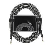 Professionale Cavo Audio Per Chitarra Collegamento del cavo per chitarra elettrica/basso | Blocca efficacemente le interferenze esterne,garantendo una riproduzione chiara e fluida.(Type16 10M)