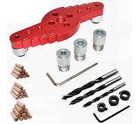 Professionale Centro Punch Locator Self Center Tassello Jig Hole 6-10mm Kit Guida Lega di Alluminio Strumento di Lavorazione Del Legno