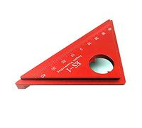 Professionale Centro Scribe righello di legno Tabella Tester Righello 45 gradi angolo Righello Strumento di misura in lega di alluminio Strumenti di falegnameria