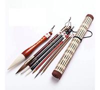 Professionale Cinese Calligrafia Pennello Sumi Scrittura Penne Flessibile Fatto a Mano per Principianti Presente 7/11Set Penna Pennello Calligrafia Cinese per la Pittura Acquarello Antitetico Couplet