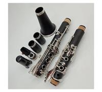 Professionale Clarinetto Chiavi Standard Placcate In Argento A 17 Chiavi Clarinetto Corpo In Bachelite Clarinetto Tono In Sib Con Custodia E Bocchino