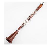 Professionale Clarinetto Clarinetto Piatto A 17 Tasti SI Corpo In Palissandro Chiavi Placcate Argento Clarinetto Con Custodia