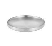 Professionale Coreano Barbecue Grill Pan 304 Costruzione In Acciaio Inox Uniforme Calore Diffusione Piastra Dorata BBQ Grill Piastra per le Parti