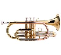 Professionale Cornetta in Sib Finitura Laccata Ottone Set Valigetta e Bocchino