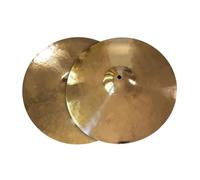 Professionale Crash Piatti Piatto Professionale Hi Hats Da 12-16 Pollici In Due Pezzi Dal Suono Brillante In Bronzo Fatto A Mano Per Batteria(16 inch)