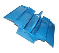 Professionale Custodia Cantilever Metallo Strumento Scatola Con 3 Carrelli Vano