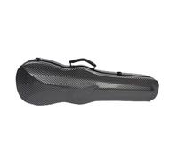 Professionale Custodia per Violino Custodia Per Violino A Tracolla Leggera In Fibra Di Carbonio Composita Di Nuova Moda Rosa Custodia per Violino (Color : BK, Size : 1/4)