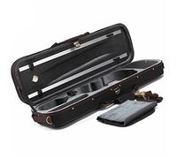 Professionale Custodia per Violino Custodia Per Violino Rettangolare Di Fascia Alta In Tessuto Oxford Nero Igrometro Incorporato Custodia per Violino (Color : 1/4)