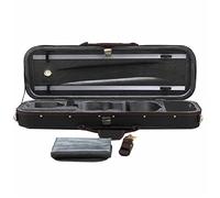 Professionale Custodia per Violino Custodia Per Violino Rettangolare In Tessuto Oxford Nero Con Igrometro Integrato Facile Da Trasportare Custodia per Violino (Color : 1/4)