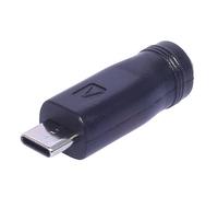 Professionale DC5.5x2.1mm Adattatore di Alimentazione Femmina A Maschio Convertitore Adattatore DC5521 A USB USB Type-C Connettore Charing Adattatore di Conversione