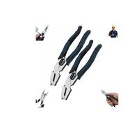 Professionale di grado industriale Multi-Function Cutting Pliers, 9 in 1 Multi-Functional Pliers Nail Puller/Wire Cutter/Stripper/Crimper, Design High-Leverage, Ergonomic Grip Tool for DIY Electrical