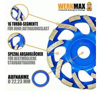 Professionale Diamante Disco Abrasivo 125 Hochabrasiv Sichelsegment Massetto