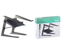 Stagg 22225 DJS-LT20 - Supporto per PC portatile con vassoio regolabile in altezza, per DJ