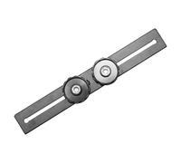 Professionale Doppio Flash Treppiede Staffa 7.87Inch Estensione 1/4 "Doppia Fotocamere Mount Lampeggiante Estensione