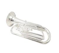 professionale Eufoni Ottone Placcato Argento Baritono Si Bemolle Tenore Strumento Tromba Eufonio A Tre Tasti Con Tono Professionale