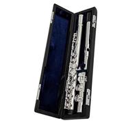 Professionale Flauto Traverso Flauto A Foro Aperto Tono C A 16 Fori Flauto Placcato In Argento Cupronichel Con Custodia E Accessori