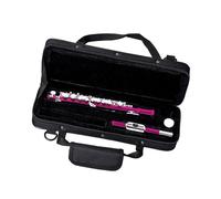 Professionale Flauto Traverso Flauto Di Mezza Misura In Cupronichel, Chiave C Placcata In Nichel, Piccolo Con Scatola Imbottita E Guanti In Tessuto