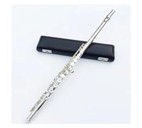 Professionale Flauto Traverso Flauto Tono Do 16 Tasti A Fori Chiusi Flauto Trasversale In Cupronichel Argentato Con Custodia