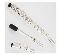 Professionale Flauto Traverso Flauto Traverso A Chiave Divisa In Mi A Chiave Divisa In Rame Bianco Placcato Argento A 16 Tasti Con Scatola Di Immagazzinaggio