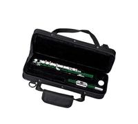 Professionale Flauto Traverso Flauto Verde Di Mezza Misura Chiavi Placcate In Argento Corpo In Cupronichel Chiave C Set Piccolo Con Custodia