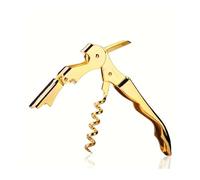 Professionale for cameriere: coltello seghettato, collo spesso, fulcro a doppia cerniera e vite più spessa for una facile apertura del vino(Golden)