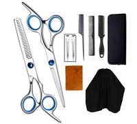 Professionale Forbici dei capelli Set di taglio dei capelli Tool Kit Parrucchiere Forbici Set di taglio dei capelli Kit per gli uomini per bambini e Pet Salone di casa