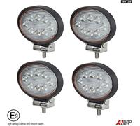 Professionale HQ Ovale 24w 4x LED Lavoro Luci Faretto Fascio Scavatrice Trattore