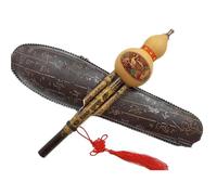 Professionale Hulusi Flauto Hulusi Double Tone Dragon Carving C Major Bb Una Pratica Per Principianti(C major)